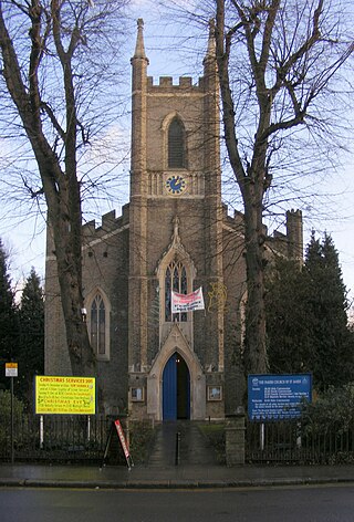 <span class="mw-page-title-main">St James' Church, Enfield Highway</span> Church in Middlesex, United Kingdom