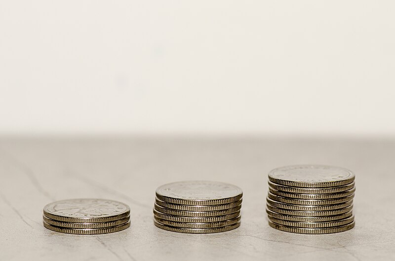 File:Stacks of Canadian Coins (16269886909).jpg