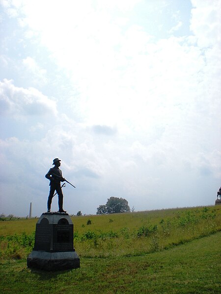 File:Statue at Gettysburg National Military Park - Gettysburg, Pennsylvania - Stierch - A.jpg