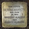 Stolperstein.Kreuzberg.Lobeckstraße 20.Bertha Mamroth.5787.jpg