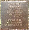 Stolperstein Haynstrasse 10 (Josefine Holländer) in Hamburg-Eppendorf.JPG