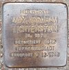 Stolperstein Steenwisch70 (Max Abraham Lichtenstein) i Hamburg-Stellingen.JPG