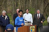 Student Conservation Association intern Kevin Tran spoke about his experiences as an intern on the refuge (25550367394).jpg