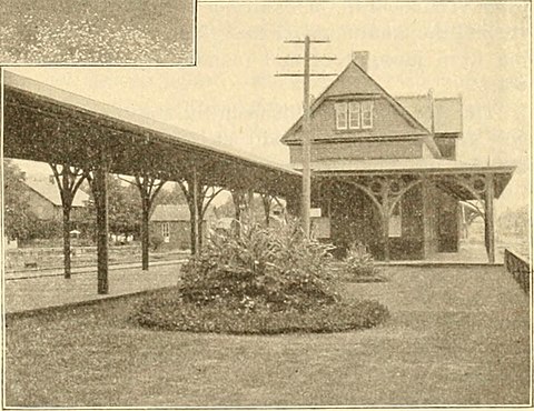 Lackawanna station in the 1890s