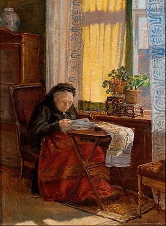 Portræt af faster Wilhelmine Skovgaard, før 1904