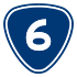 Provincial Highway 6 shield))