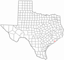 Ubicación en el estado de Texas