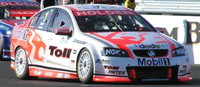 Garth Tander and Mark Skaife won the 2008 L&H 500 driving a Holden VE Commodore