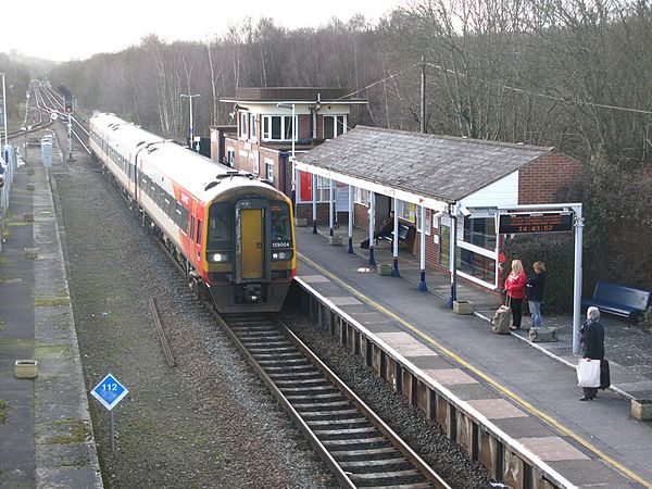 Templecombe station in February 2010