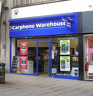 English: The Carphone Warehouse - Kirkgate