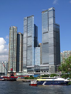 The Cullinan twin towers in Hong Kong