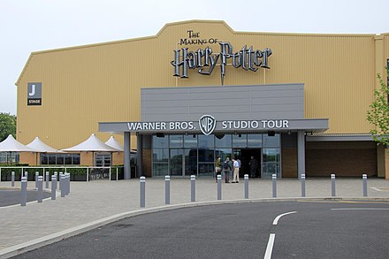 Entrance to Warner Bros. Studio Tour