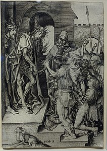 Ecce Homo, engraving from the Passion series
