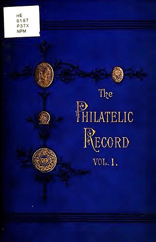 <i>The Philatelic Record</i> Important early philatelic magazine