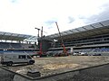 Das neue Nationalstadion in Bratislava während den Bauarbeiten im Jahr 2018