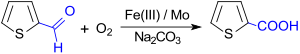 Oxidation von Thiophen-2-carbaldehyd