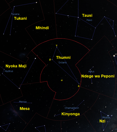 Thumni (kundinyota)Kundinyota ya Tumni (CC BY-SA 4.0 ©  2004-2016 Fabien Chereau et al.  Stellarium)