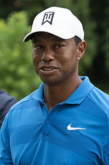 Tiger Woods v červnu 2018.
