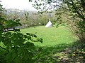 Thumbnail for File:Tipi in a meadow beside the Afon Tawe - geograph.org.uk - 2376089.jpg