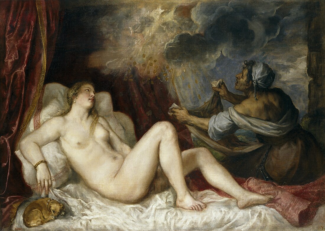 Danae (Tiziano Madrid)