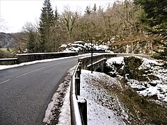 Le pont depuis Miribel-les-Échelles