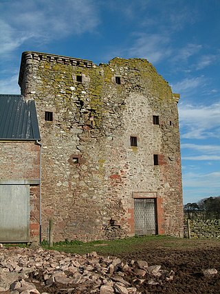 <span class="mw-page-title-main">Evelaw Tower</span> Tower house in Scottish Borders, Scotland, UK