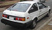 1985–1987 Corolla Sport SR5 liftback (US)