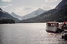 Sinopah Boat at Two Medicine Lake in 2019