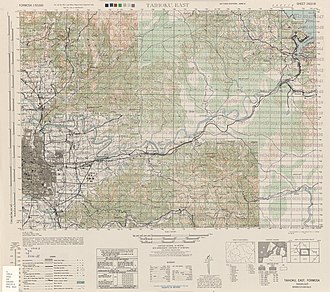 Map of eastern Taipei (labeled as TAIHOKU) and nearby areas (AMS,1944) Txu-pclmaps-oclc-6550514-taihoku-east-2422-iii.jpg