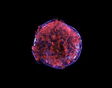 Tycho Supernova remnant in X-ray light