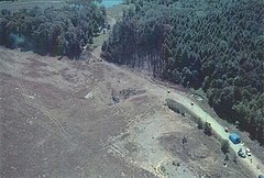 The September 11 crash site of Flight 93 UA93 crash site noborder.jpg