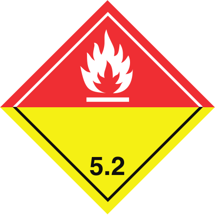 Знаки допог. Табличка опасный груз 5.1. Знак опасности класса 5.1 окисляющие вещества. Знак 5.2 ДОПОГ. Опасные грузы 5.1 класса опасности.