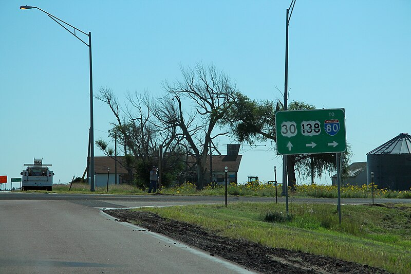 File:US30 East - US138 West to I-80 Sign (48710660631).jpg