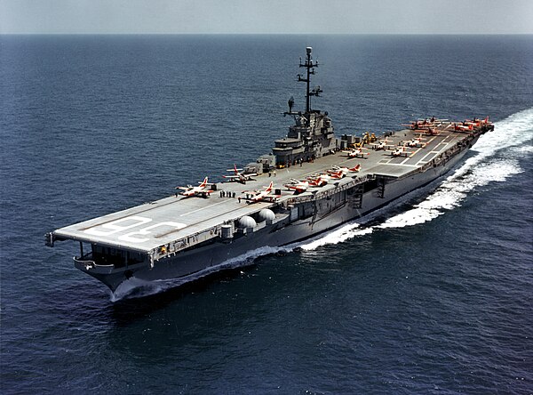 USS Antietam on 19 April 1961