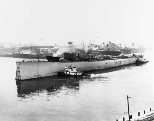 USS Kentucky towed to breakers