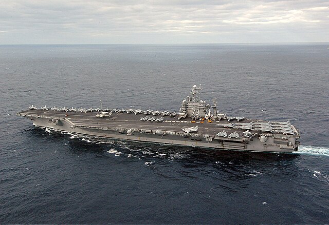 George Washington was flagship of Task Force 70 of the U.S. Seventh Fleet before 2017.