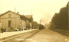 Станция в 1900-е годы