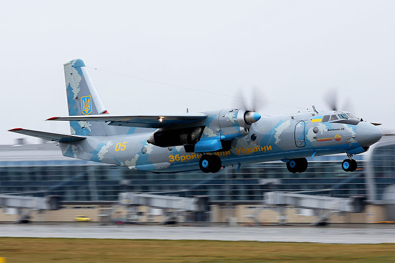 File:Ukraine Air Force Antonov An-26 take off at Lviv Airport.jpeg