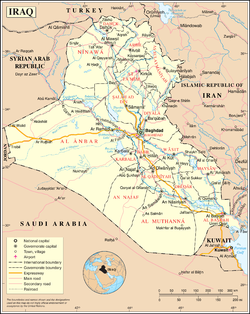 irak kartta Irak – Wikipedia