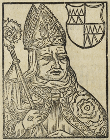 Václav Králík z Buřenic (kresba B. Paprockého, Zrcadlo slavného Markrabství moravského, 1593)