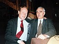 V.V.  Kovalinsky ja yksi sveitsiläisen Pictet-pankin johtajista Christopher Muraviev-Apostol.  Kiova.  12. marraskuuta 2002
