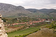 View from Trascău Fortress towards Piatra Secuiului