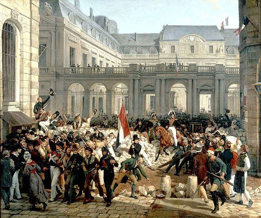 Louis-Phillipe going from the Palais Royal to the Hôtel de Ville, 31 July 1830, by Horace Vernet