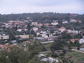 Souni–Zanatzia village in Limassol District, Cyprus