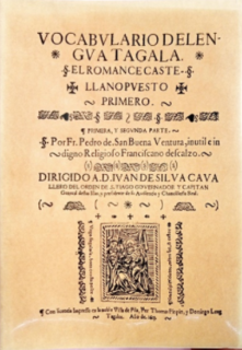 Vocabulario de la lengua tagala Tagalog language Dictionary