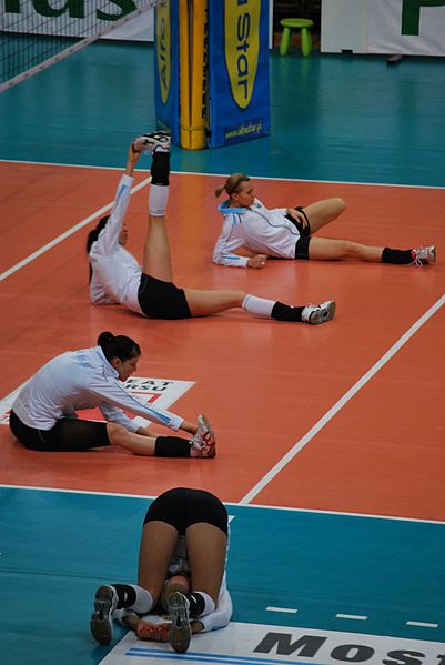 File:Volleyball match - warming up.jpg