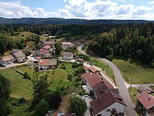 Usa ka Aerial View sa Châteel-de-Joux