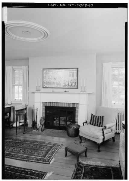 File:WEST WALL OF WEST ROOM, FIRST FLOOR. - Stainton House, 1735 Ellis Hollow Road, Ithaca, Tompkins County, NY HABS NY,55-ITH.V,1-10.tif