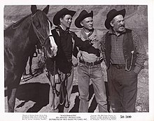 Ben Johnson, Harry Carey Jr. and Bond in John Ford's Wagon Master (1950) WagonMasterStill-JohnsonCareyBond.jpg