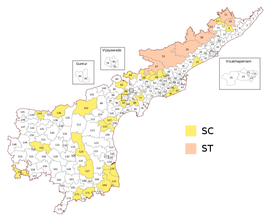 Circonscriptions du parlement de l'Andhra Pradesh